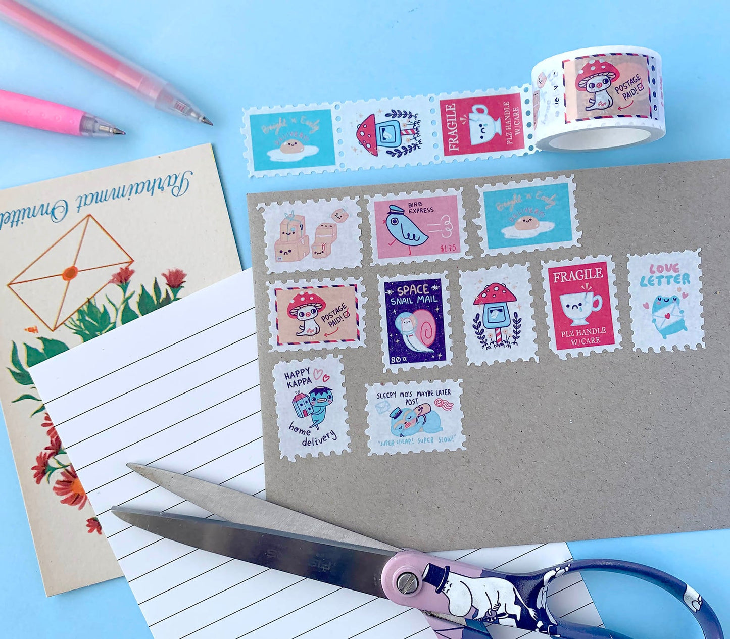 Postalpalooza Stamp Washi Tape