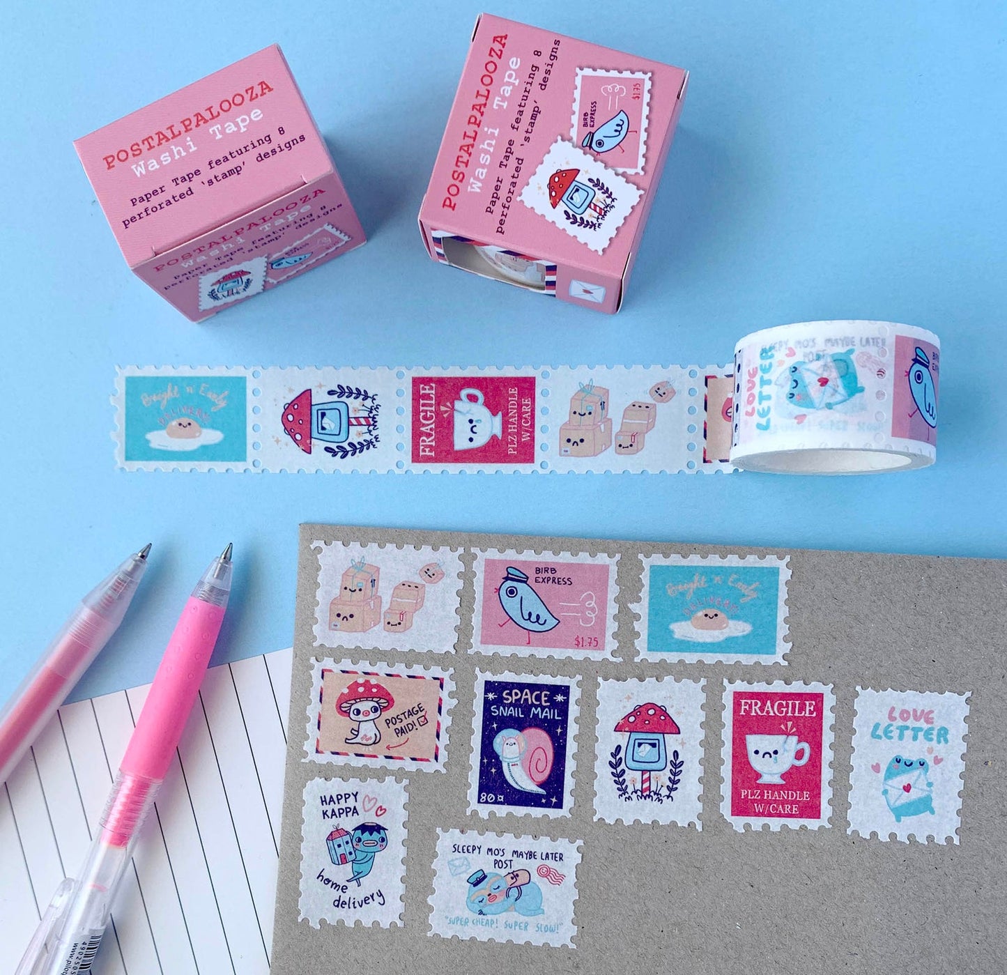 Postalpalooza Stamp Washi Tape