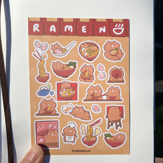 Ramen Sticker Sheet