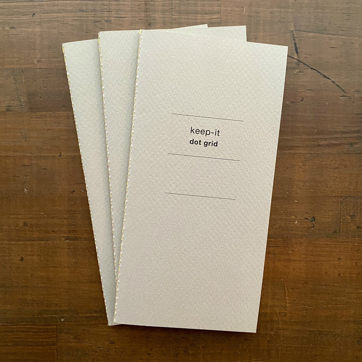 Keep-It A5 Slim Seibundo Dot Inserts (Light Grey) - 3 per pack