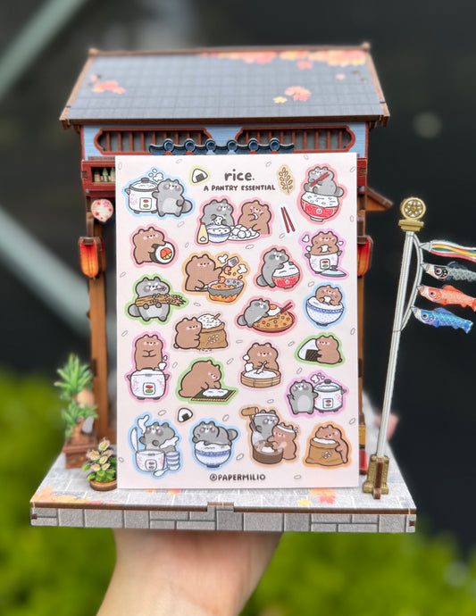 Rice Sticker Sheet