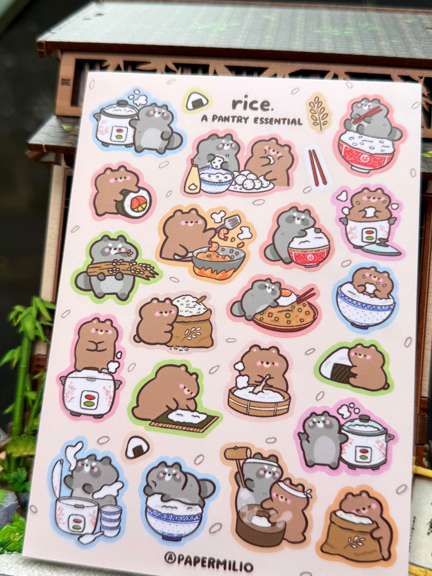Rice Sticker Sheet