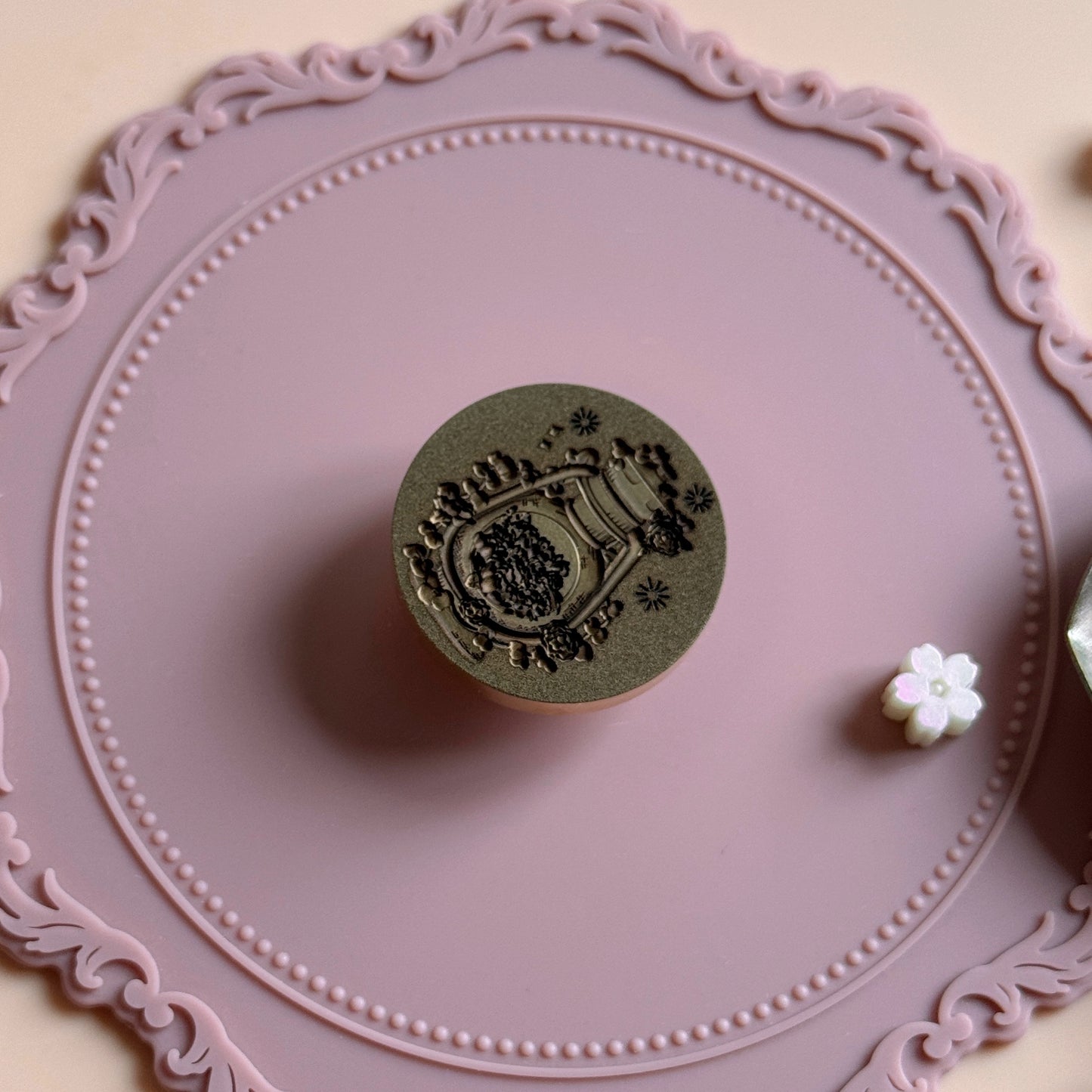 Romantic Garden Lamp Wax Seal Stamp