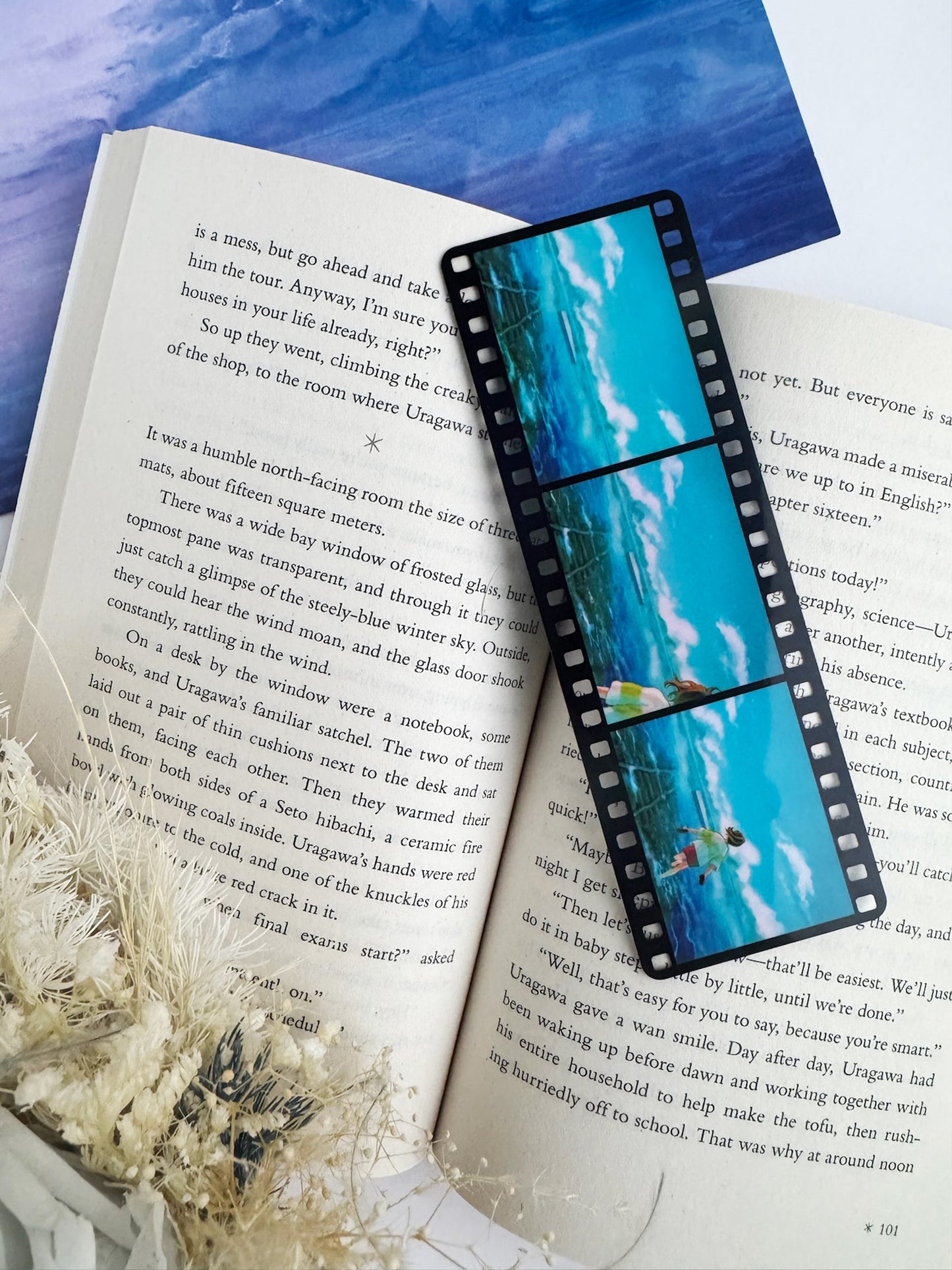 Ghibli Movie Reel Bookmarks - Water Train Tracks