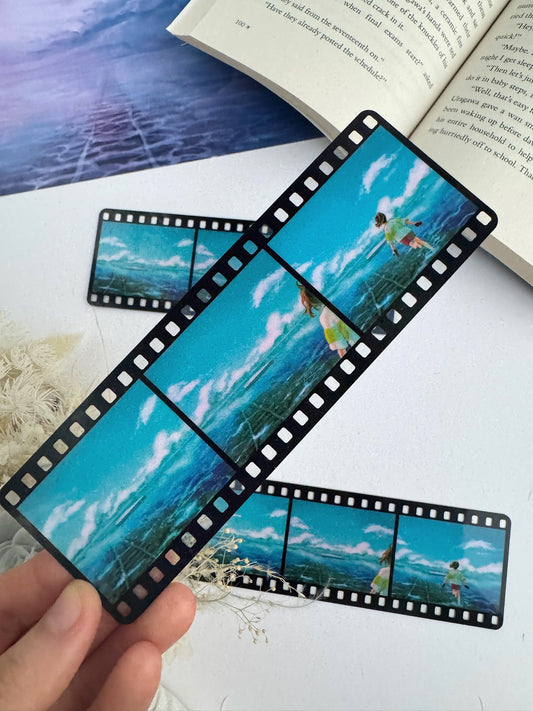 Ghibli Movie Reel Bookmarks - Water Train Tracks