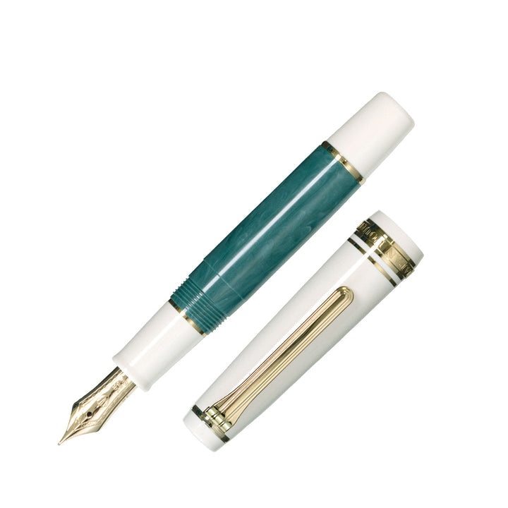 Sailor Rencontre Professional Gear Slim Mini Fountain Pen - Vert Sapin