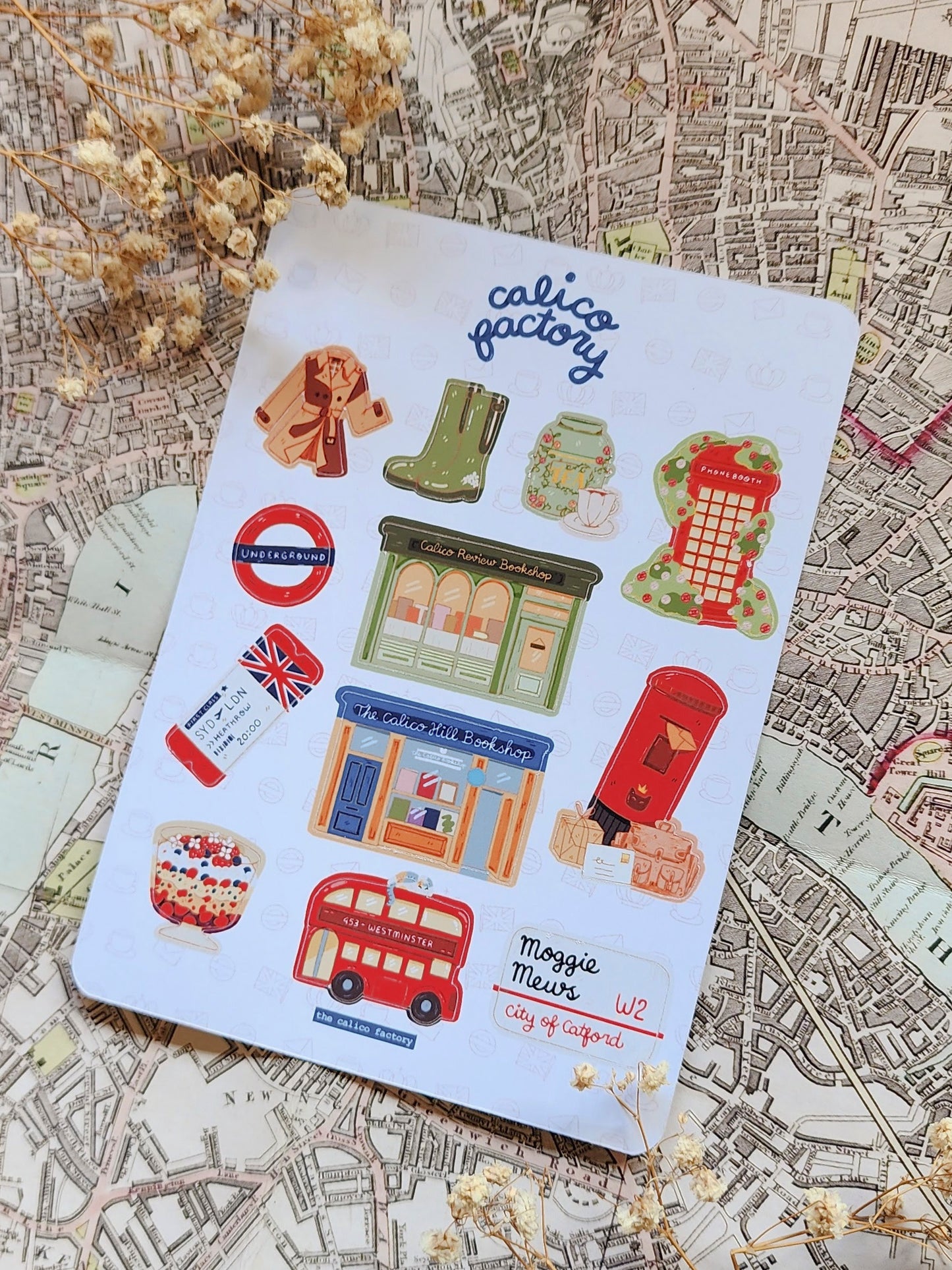 London Memory Sticker Sheet