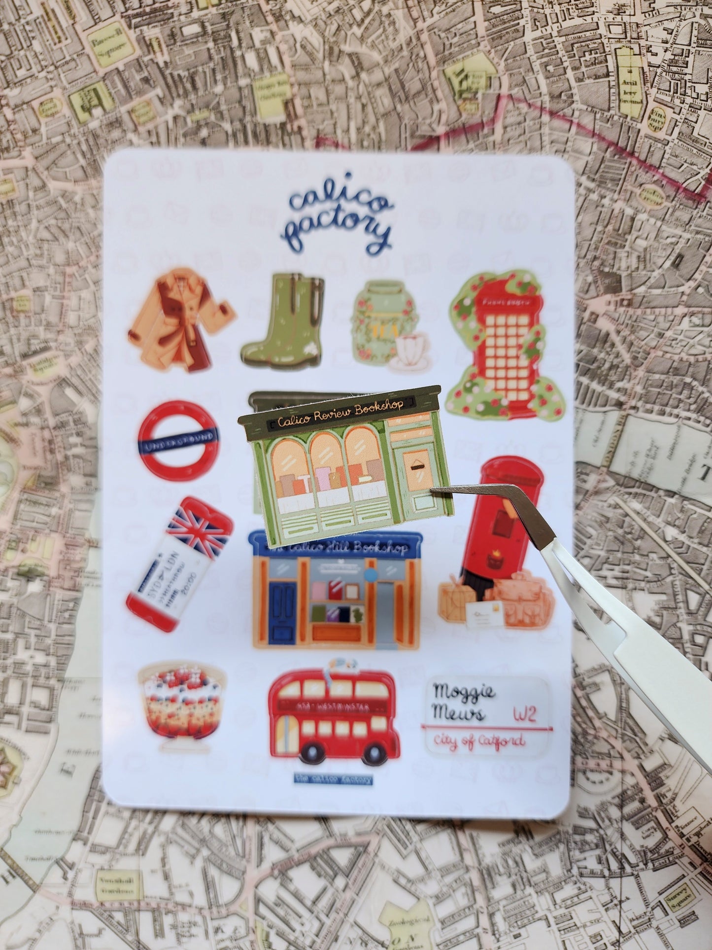 London Memory Sticker Sheet