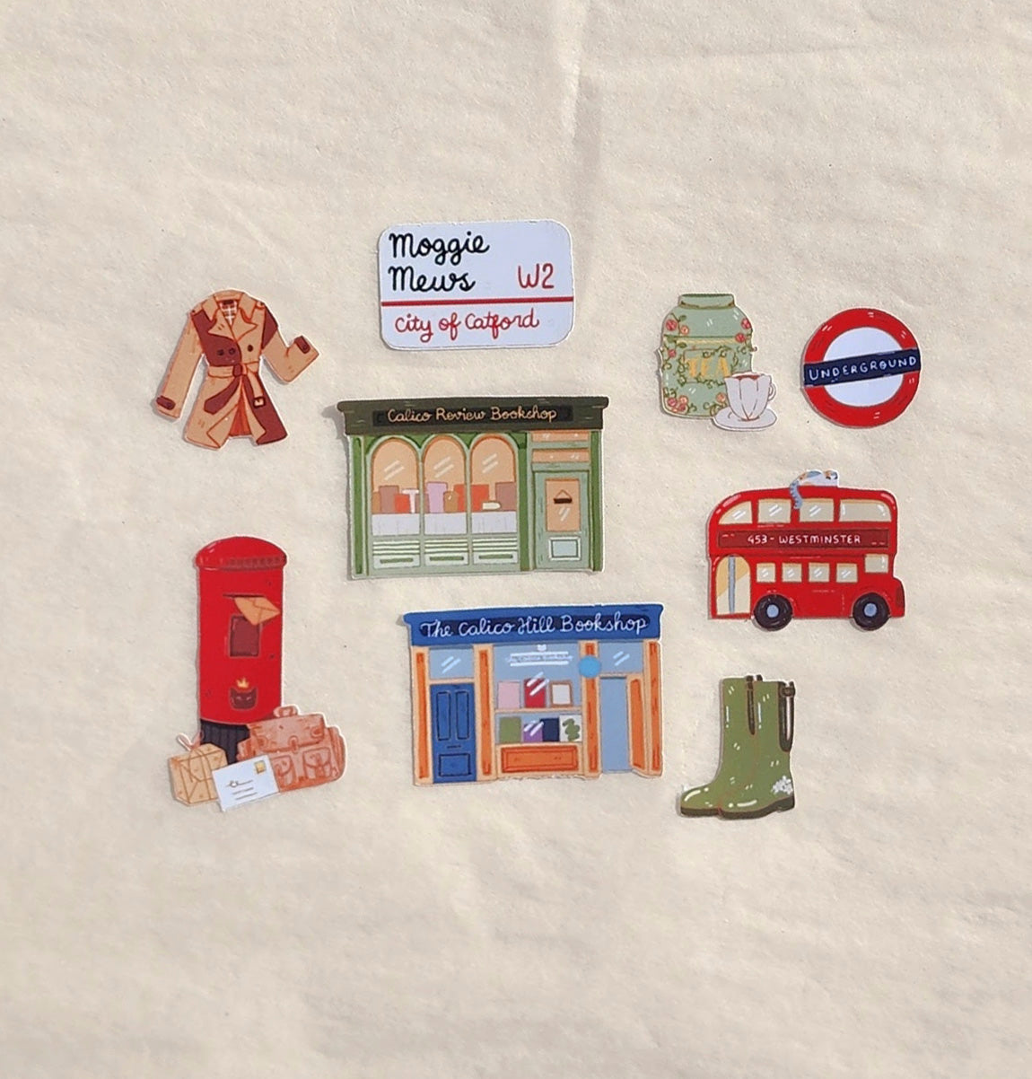 London Memory Sticker Sheet