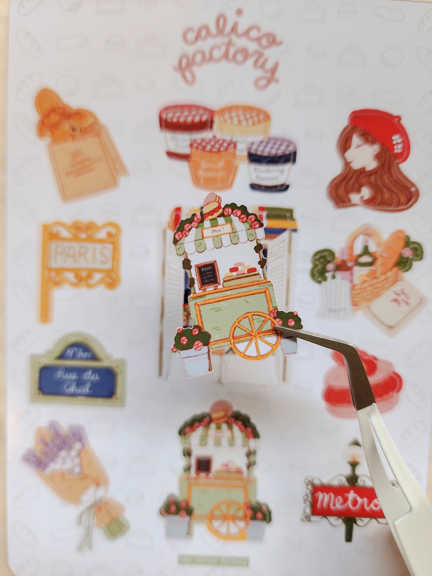 Paris Memory Sticker Sheet