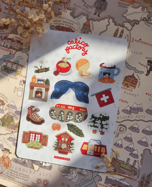 Zermatt Memory Sticker Sheet