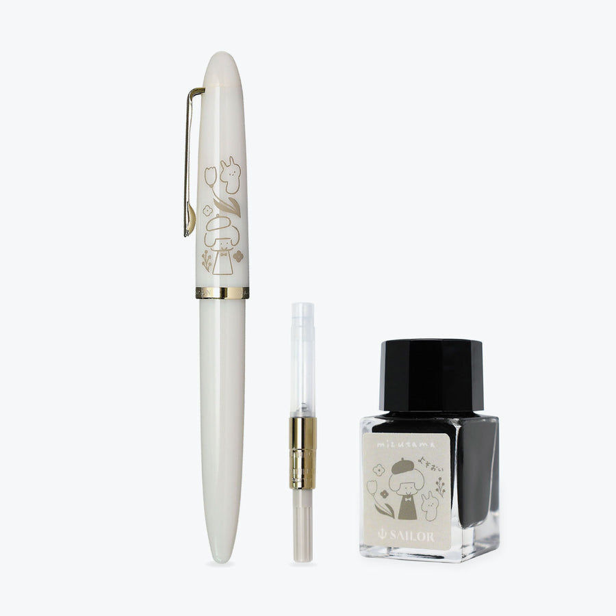 Sailor Profit Junior +10 Mizutama Fountain Pen & Ink Set - Yosooi