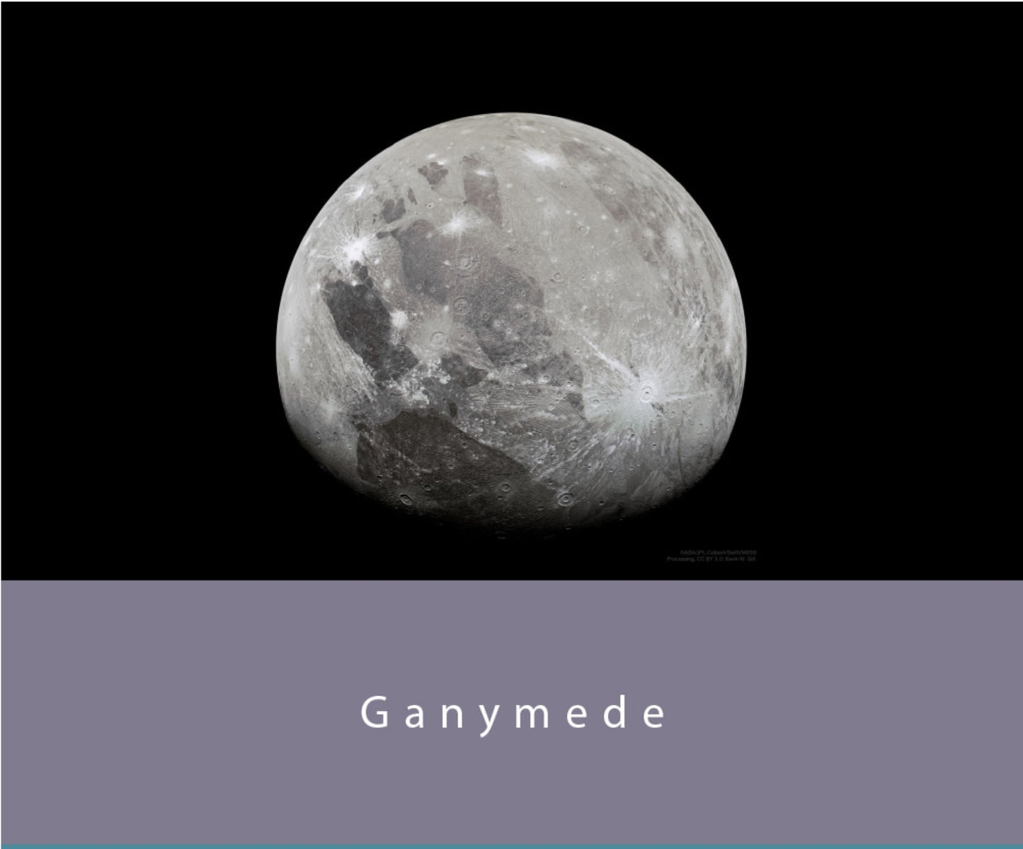 No.98/99 Ganymede & Icy Moon Glistening