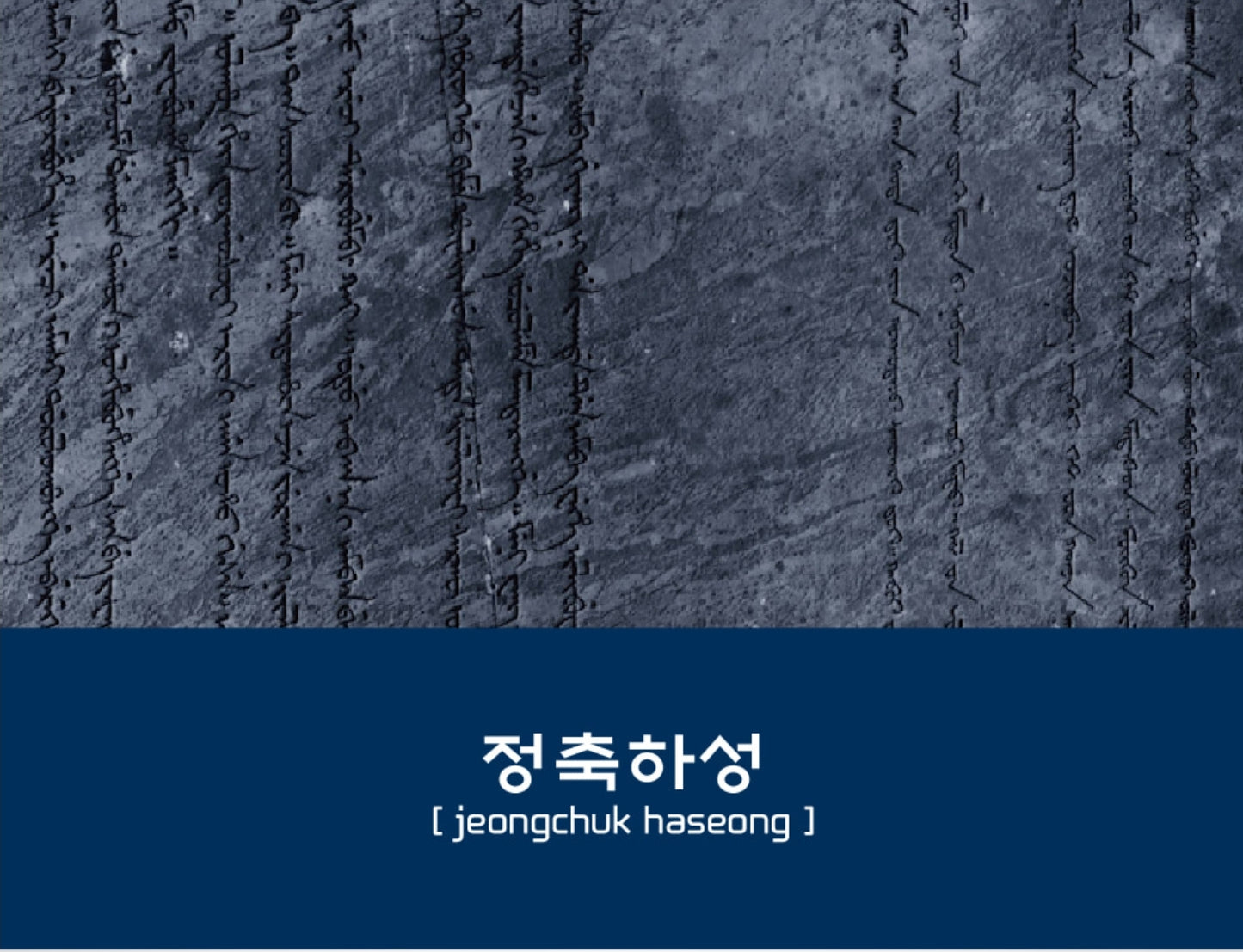 Project Ink No.043 Jeongchuk Haseong