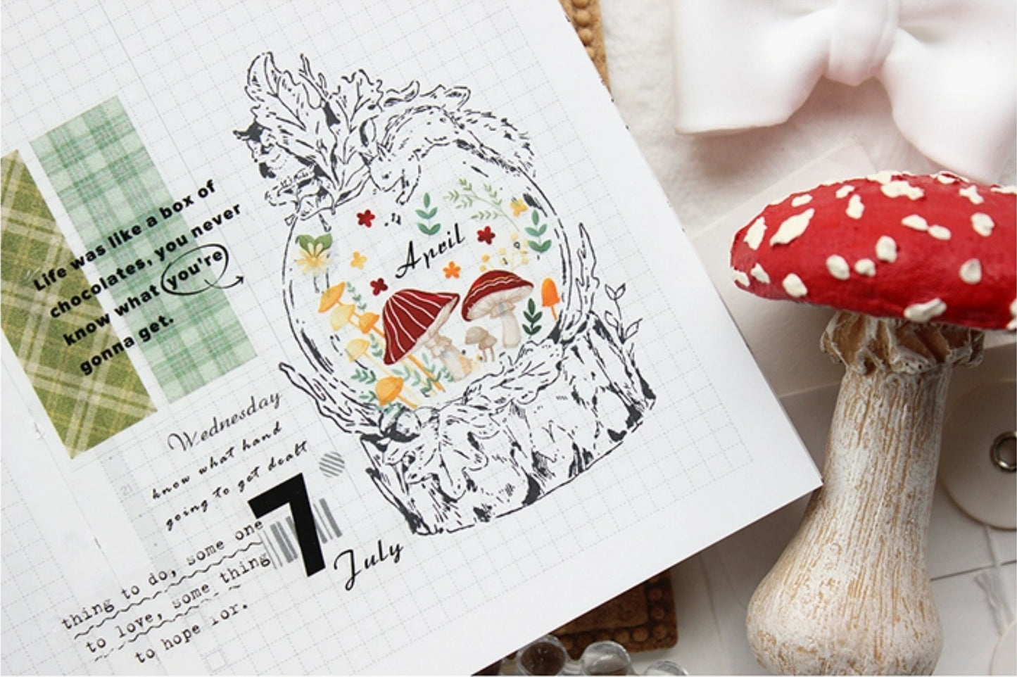 Woodland Globe Stamp