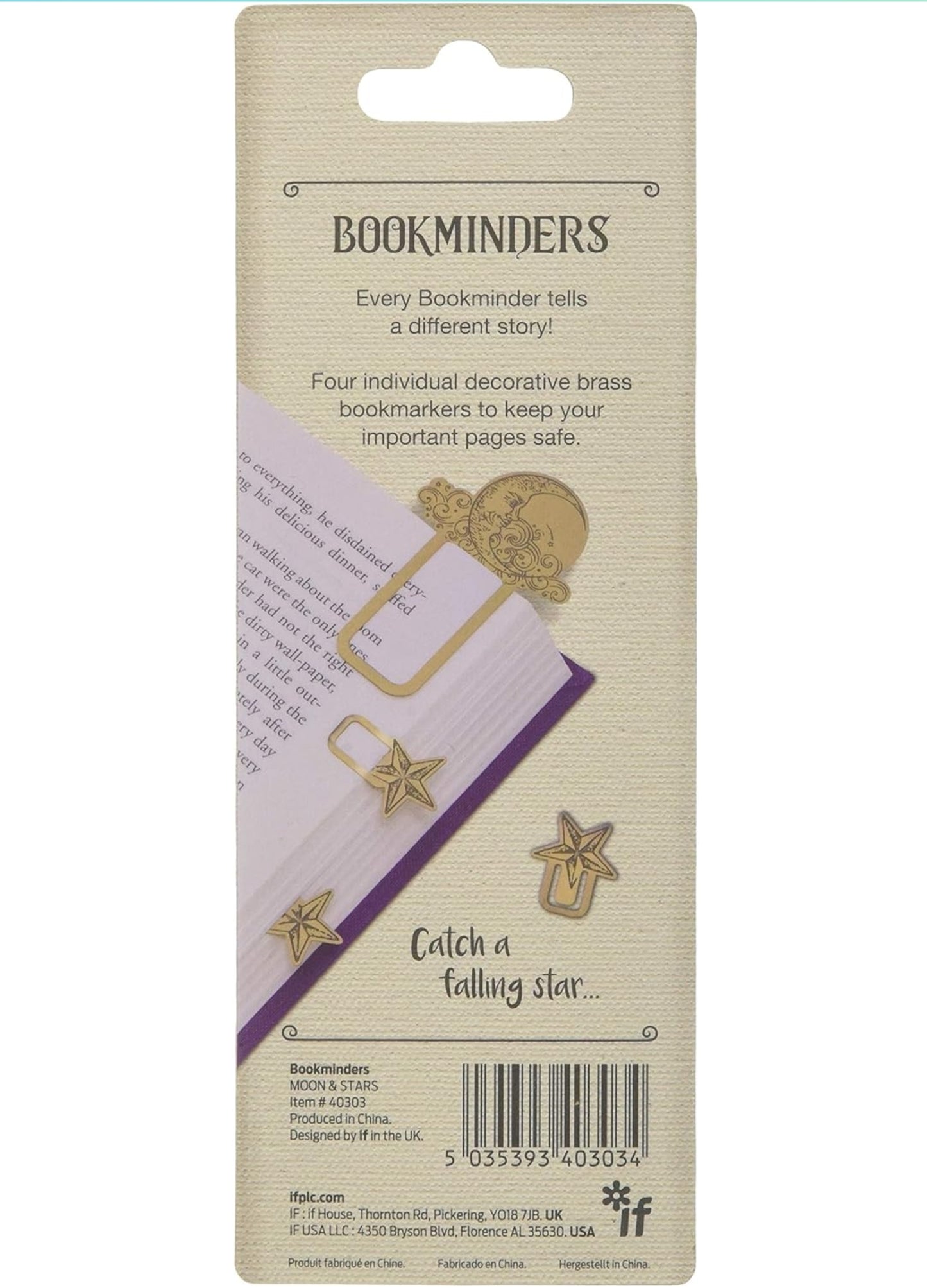 Bookminders Page Markers - Moon & Stars