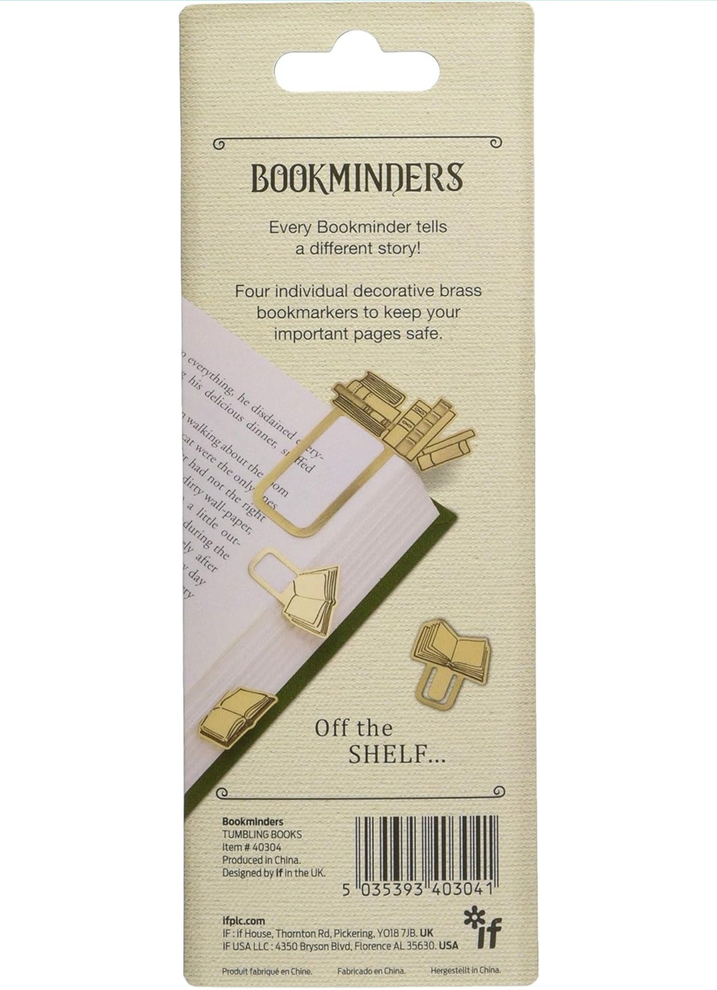 Bookminders Page Markers - Tumbling Books