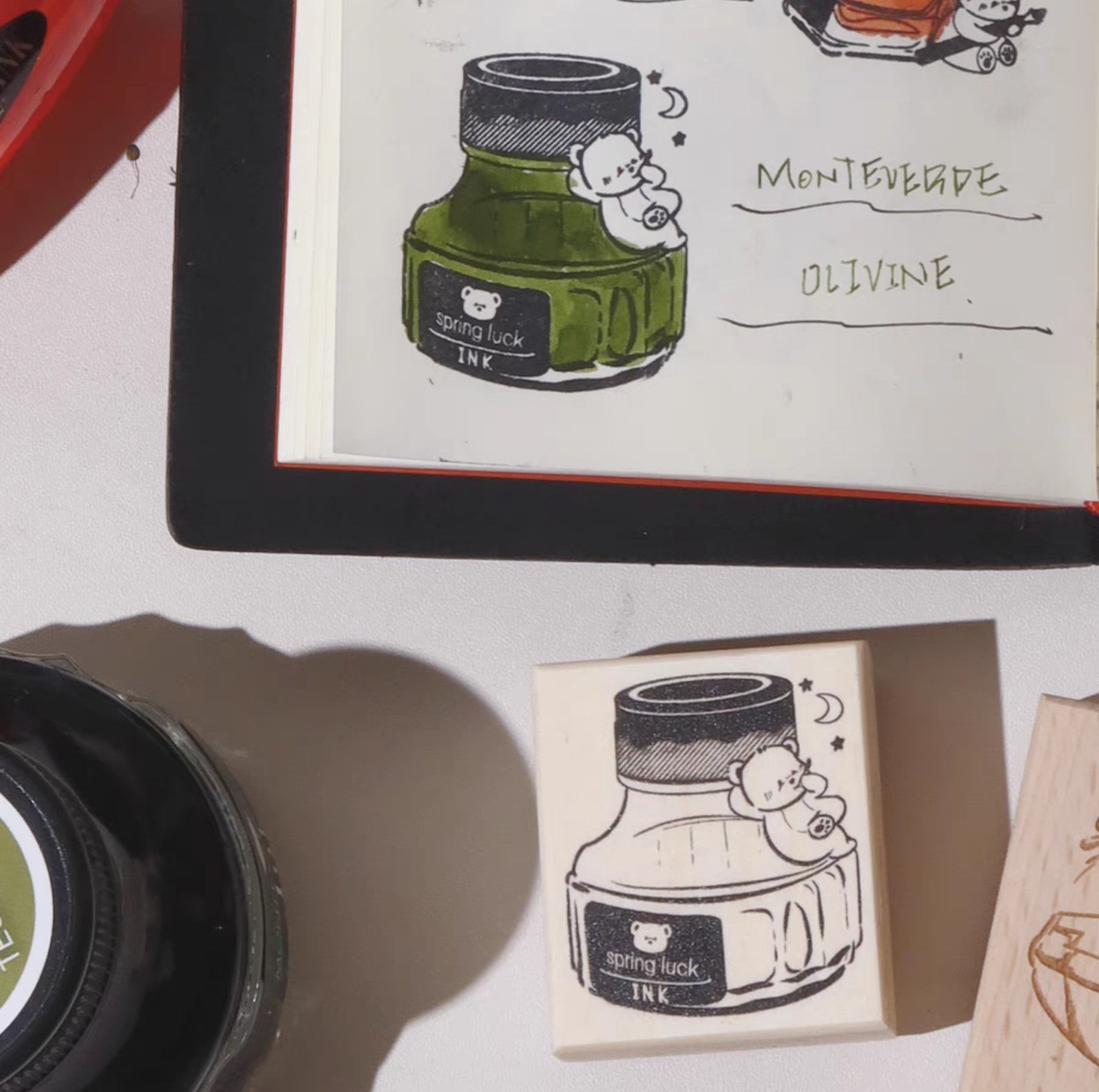 Luckin Spring Spring Luck Ink Bottle Stamp – Soe & Soe