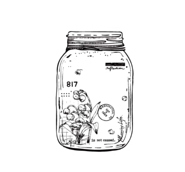 World in a Bottle Stamp - Lily of the Valley