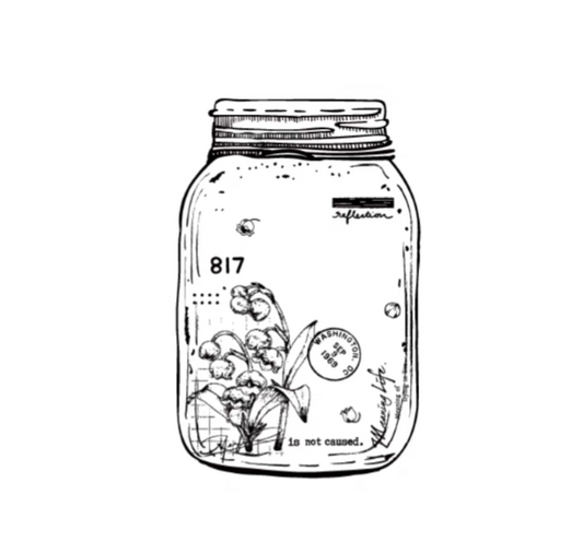 World in a Bottle Stamp - Lily of the Valley