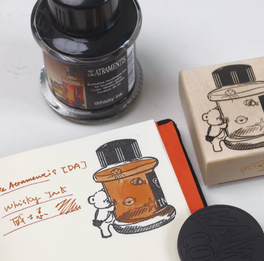 Aquarium Ink Bottle Stamp