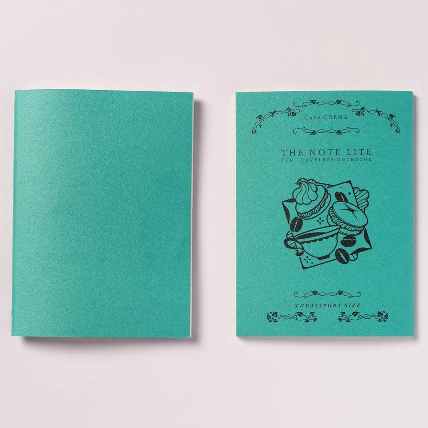 Crena Silk Tulle TN Passport Size Notebook - 4mm Grid