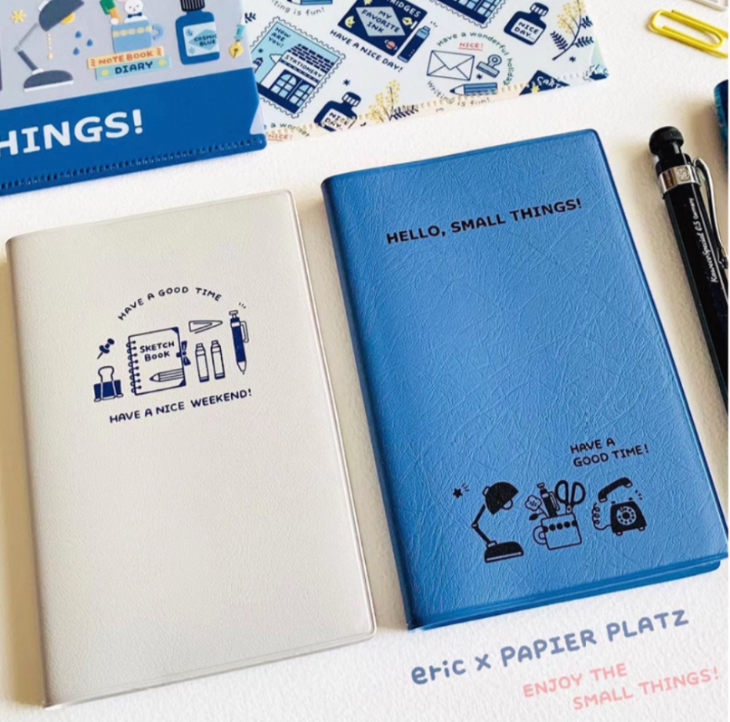 Papier Platz x Eric Hello Small Things! Pocket Log Notebook - Stationery