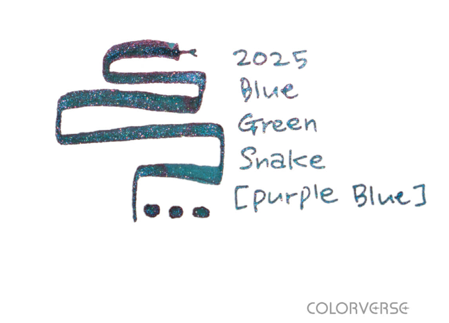 2025 Blue Green Snake - Glistening Purple Blue