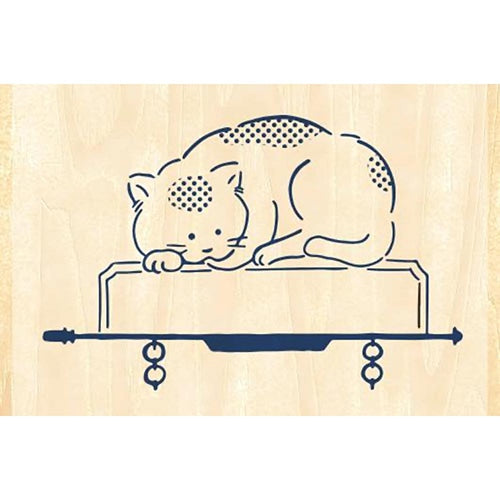 Signboard Cat Stamp
