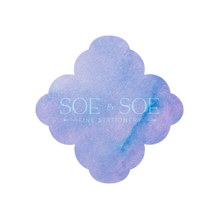 Ink Swatch with Soe & Soe Fine Stationery Logo