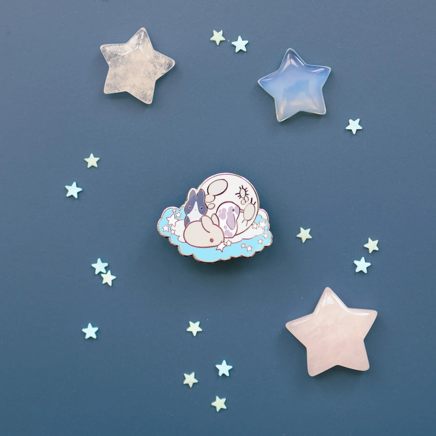 Silvermoon Bunnies Enamel Pin