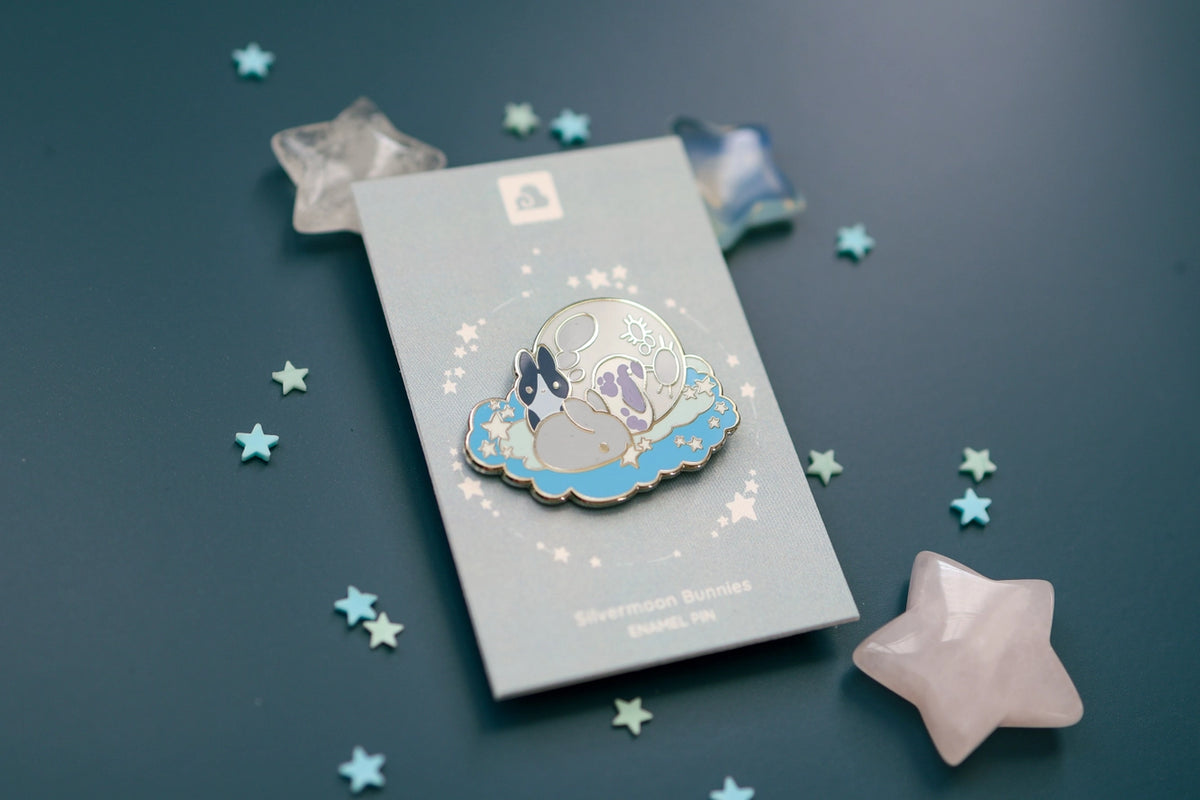Silvermoon Bunnies Enamel Pin