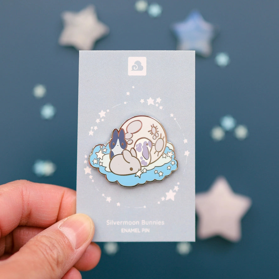 Silvermoon Bunnies Enamel Pin