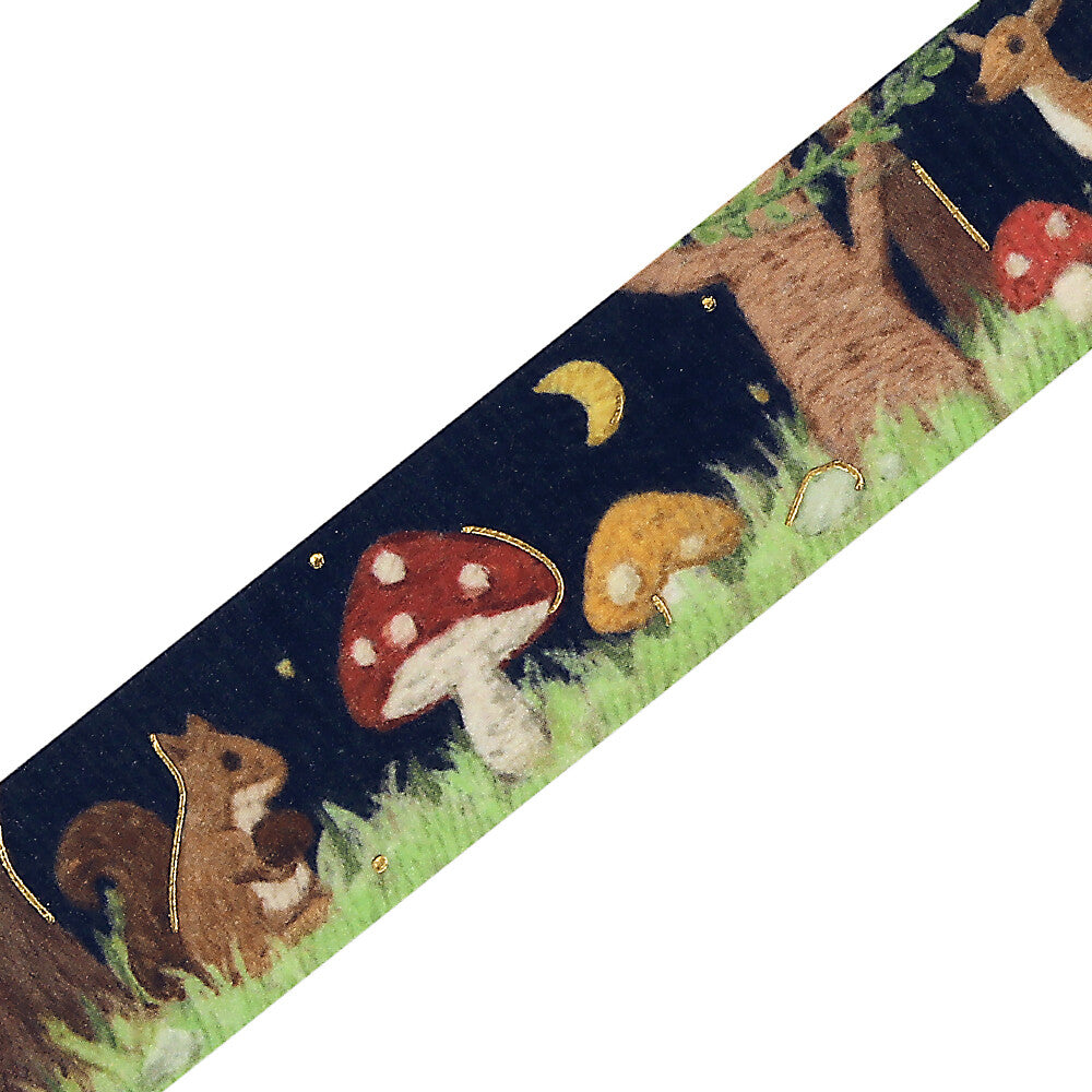 Pieni Stitch Foil-stamped Washi Tape - Small Forest