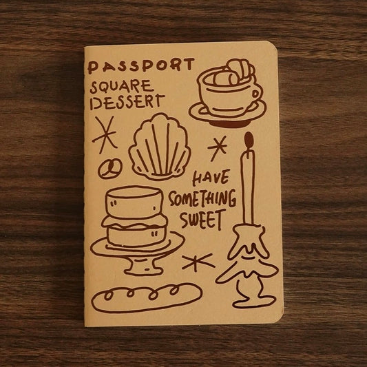 Dessert Notebook - Passport Size