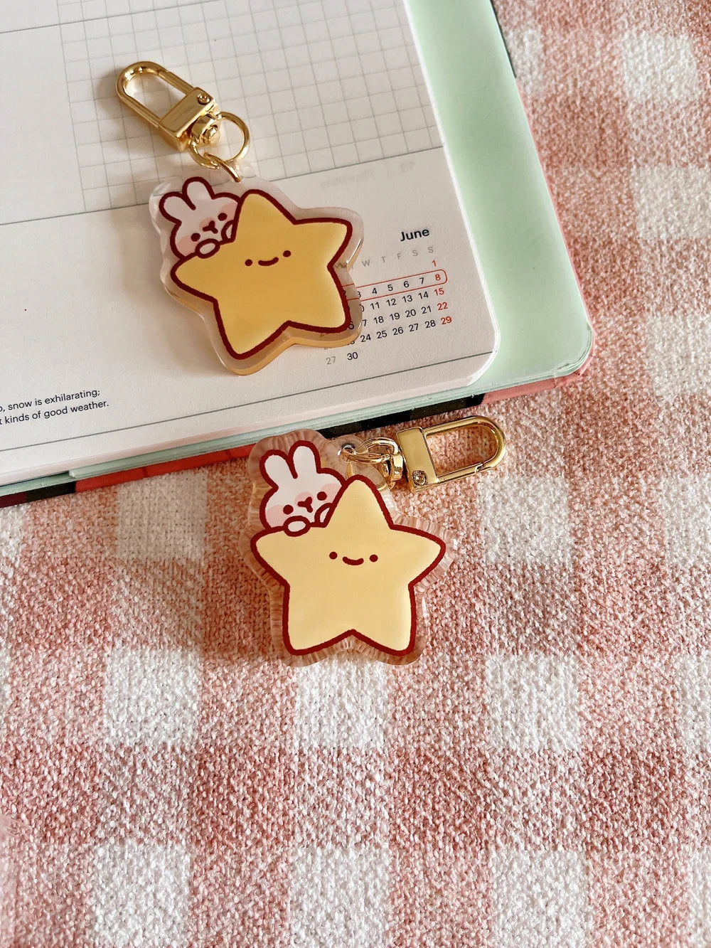 Star Rabbit Keychain