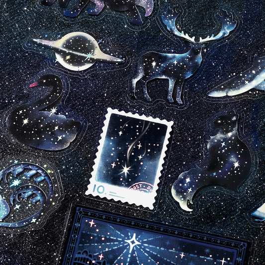 Stardust Magic Clear Stickers by BGM - Black Hole