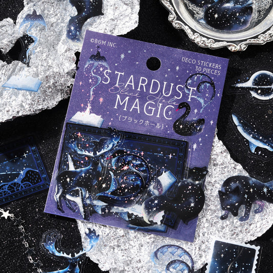 Stardust Magic Clear Stickers by BGM - Black Hole