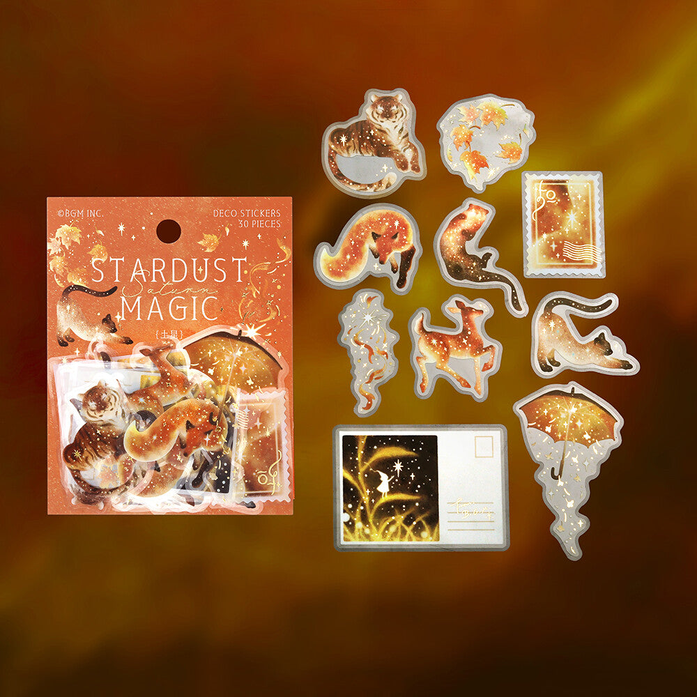 Stardust Magic Clear Stickers by BGM - Saturn