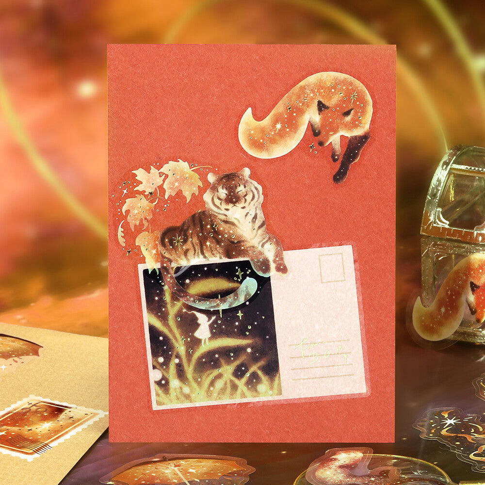 Stardust Magic Clear Stickers by BGM - Saturn