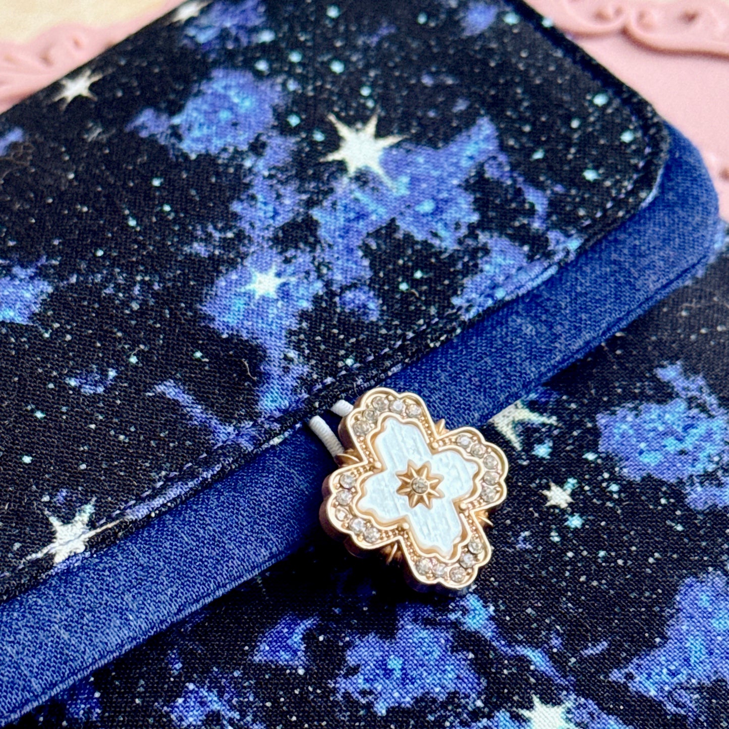 Handmade Starry Galaxy 6 Slot Pen Case