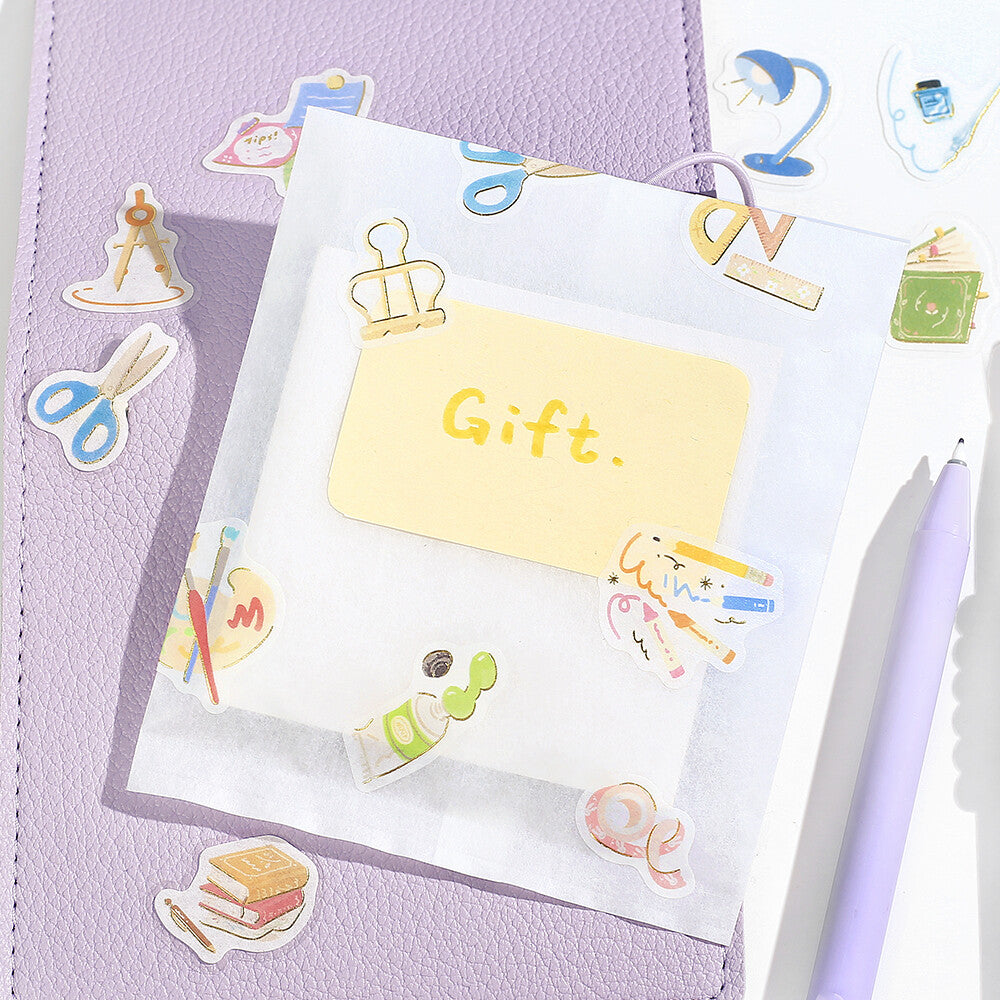 Stationery Clear Stickers by BGM