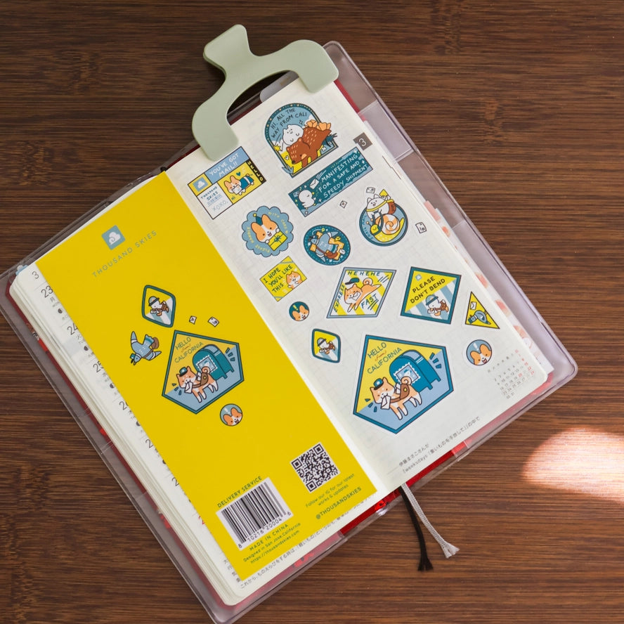 Delivery Service Clear Sticker Sheet