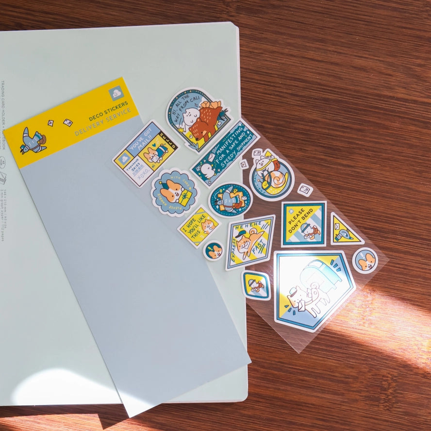 Delivery Service Clear Sticker Sheet