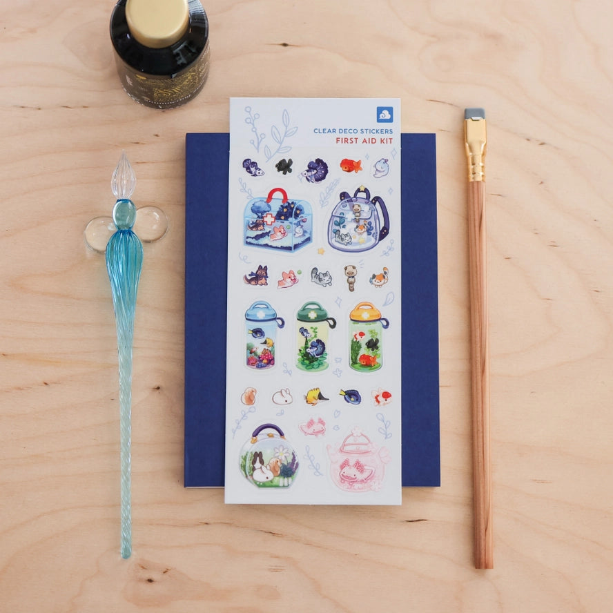 First Aid Kit Clear Sticker Sheet
