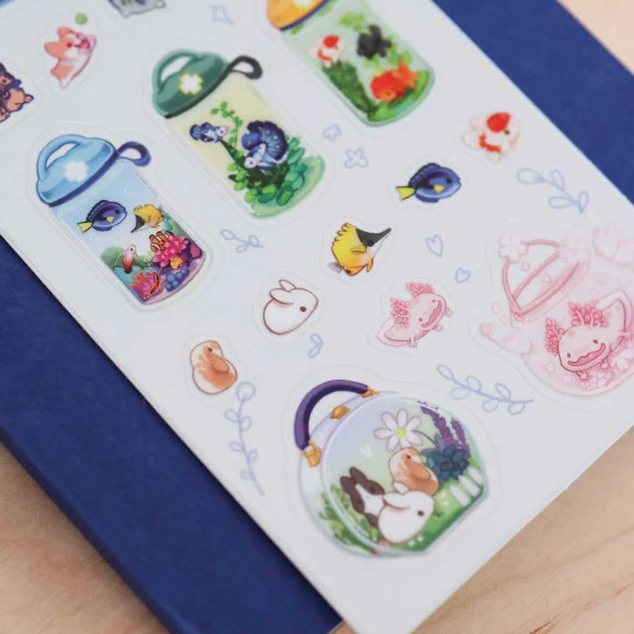 First Aid Kit Clear Sticker Sheet