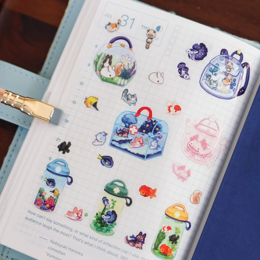 First Aid Kit Clear Sticker Sheet