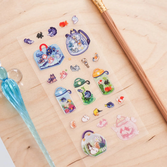 First Aid Kit Clear Sticker Sheet
