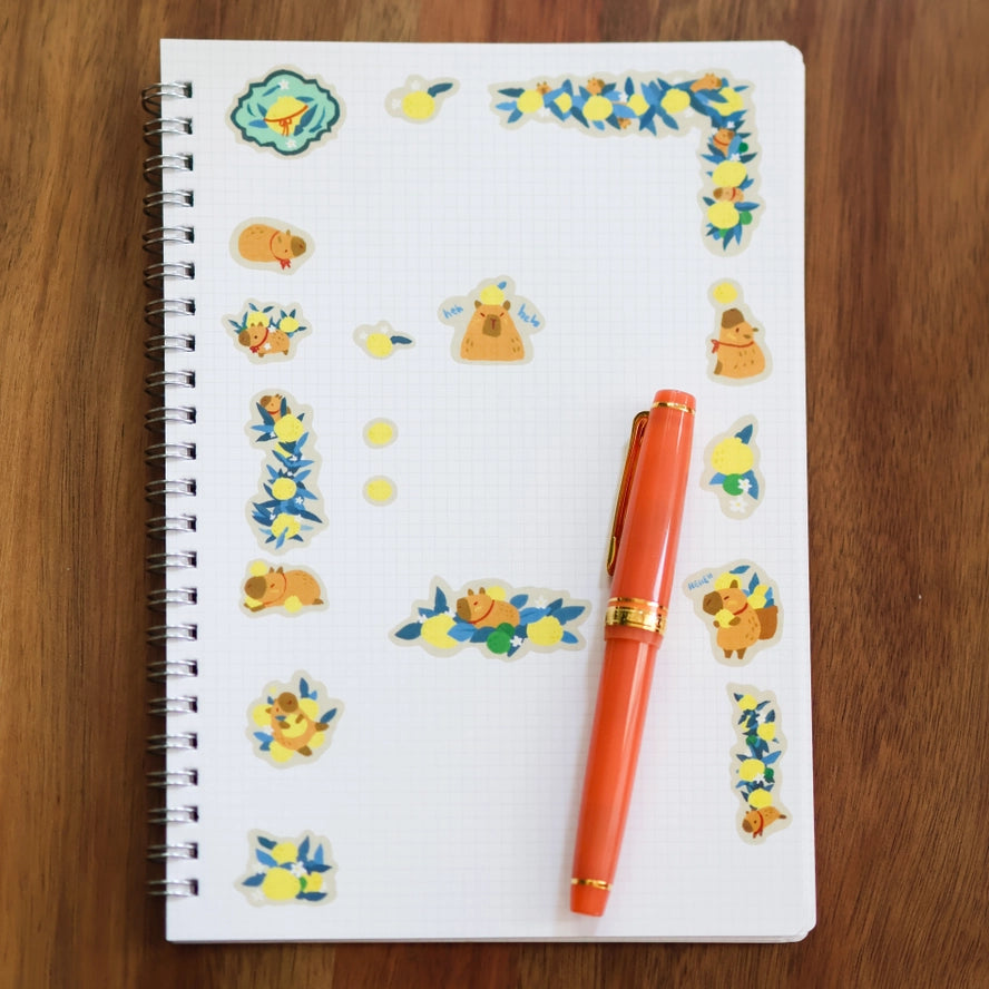Little Yuzu Thief Washi Sticker Sheet