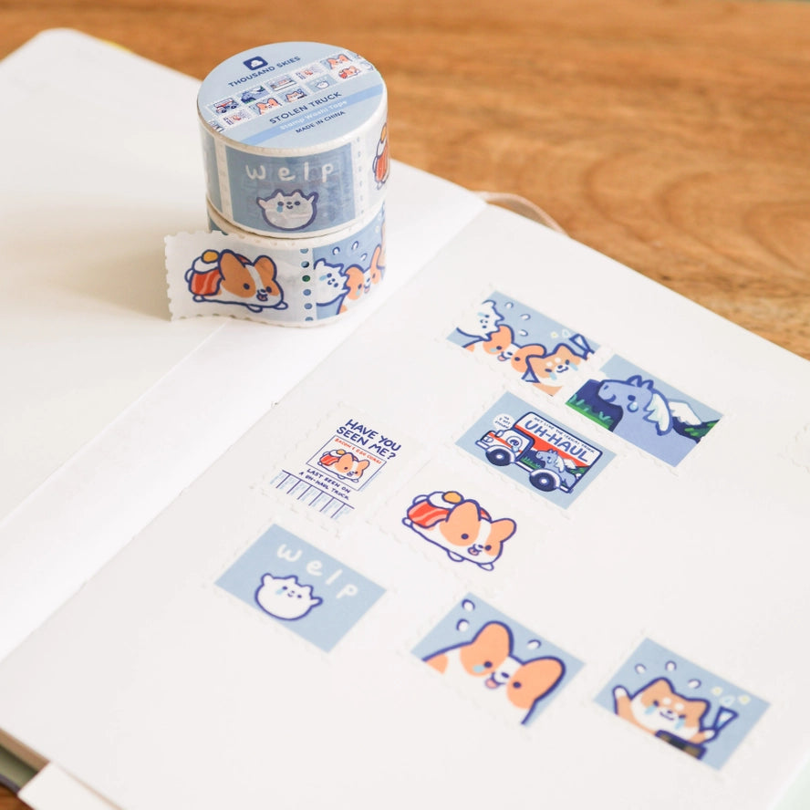 Stolen Truck Stamp Washi Tape